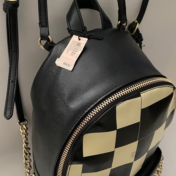 Y2K Victoria's Secret Checker Patterned Backpack - Picture 5 of 7